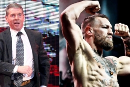 وینس مکمن، مالک سابق کمپانی کشتی کج WWE و کانر مک گرگور، قهرمان ufc