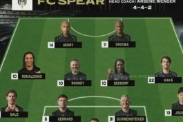 ترکیب رویایی اسطوره های فوتبال