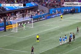 پنالتی از دست رفته لیونل مسی