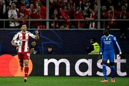 ضربه سر مهدی طارمی مقابل رئال مادرید