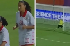 گل های بازی بانوان لیبی و تونس