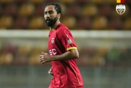 عکس از فرشید باقری هافبک سابق تیم فولاد خوزستان