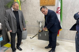 عکس از علی تاجرنیا رئیس هیئت مدیره استقلال