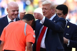 عکس از دونالد ترامپ و علیرضا فغانی در فینال جام جهانی باشگاه‌ها