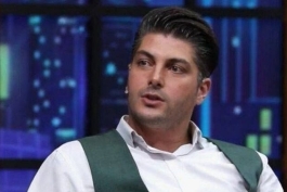 عکس از حسین اسدی مجری برنامه گزارش ورزشی و ستاره‌ساز