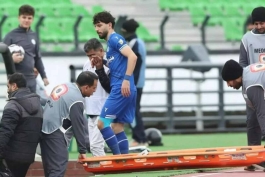 عکس از جلال الدین ماشاریپوف هافبک ازبکستانی استقلال