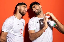 عکس از علیرضا جهانبخش و مهدی طارمی جام جهانی ۲۰۲۲