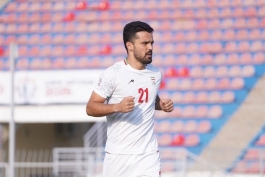عکس از امید نورافکن هافبک تیم ملی ایران در جام کافا ۲۰۲۵