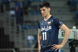 عکس از صابر کاظمی قطر پاسور تیم ملی والیبال ایران 