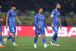 عکس از صالح حردانی دفاع راست استقلال مقابل سپاهان