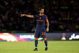 هنریک میخیتاریان هافبک ارمنستانی در زمین - اینتر