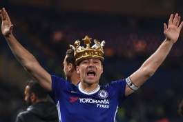 جان تری در جشن قهرمانی چلسی در لیگ برتر 