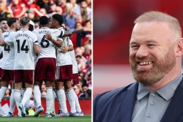 وین رونی، اسطوره منچستریونایتد و تعدادی از بازیکنان آرسنال 