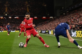 دوئل بازیکن مصری لیورپول با بازیکن بازیکن مراکشی پاری سن ژرمن در لیگ قهرمانان اروپا