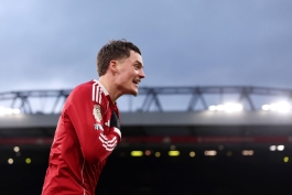 شادی گل فلوریان ویرتس در بازی با وولورهمپتون