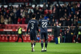 مدافعان رئال مادرید در حاشیه دیدار با لاس پالماس 