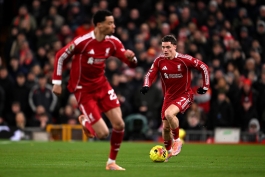 فلوریان ویرتس، هافبک آلمانی لیورپول در جریان دیدر با لیدز در لیگ برتر 2026