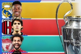 تیم های با بیشترین امتیاز در لیگ قهرمانان اروپا - رئال مادرید - میلان - لیورپول