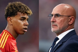 لوئیس دلافوئنته، سرمربی تیم ملی اسپانیا - لامین یامال