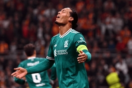 ناراحتی ویرجیل فن دایک از شکست لیورپول مقابل گالاتاسارای 