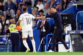 ژابی آلونسو و کیلیان امباپه در بازی رئال مادرید و ختافه 