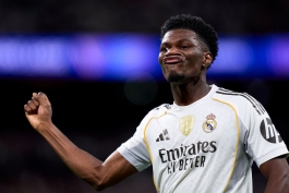 اورلین شوامنی در بازی رئال مادرید و بارسلونا در ال کلاسیکو 