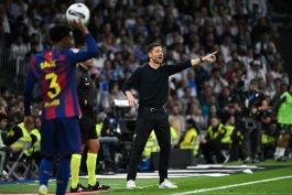 ژابی آلونسو در بازی رئال مادرید و بارسلونا 