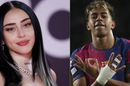 لامین یامال - نیکی نیکول، پارتنر لامین یامال 