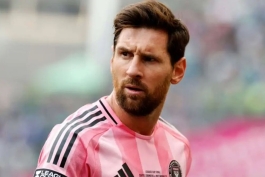 لیونل مسی در پیراهن تیم اینتر میامی 