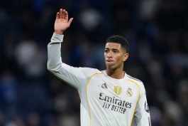 جود بلینگام در بازی رئال مادرید و منچسترسیتی در لیگ قهرمانان 