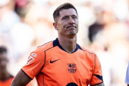 روبرت لواندوفسکی در پیراهن بارسلونا