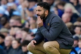 روبن آموریم در بازی منچستریونایتد و منچسترسیتی