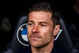 ژابی آلونسو روی نیمکت رئال مادرید در برنابئو 