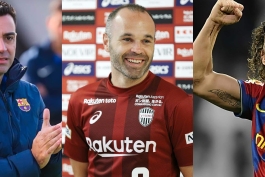 اسطوره های بارسلونا - ژاوی - اینیستا - پویول