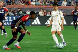 پاس گل سون هیونگ مین مقابل نیو انگلند ـ مهاجم کره‌ای لس آنجلس اف سی