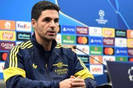 میکل آرتتا، سرمربی تیم آرسنال در کنفرانس مطبوعاتی 