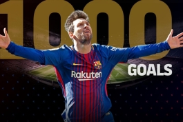 لیونل مسی در پیراهن بارسلونا 