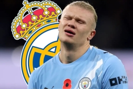 ارلینگ هالند در پیراهن منچسترسیتی 