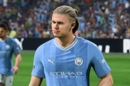 شبیه‌سازی ارلینگ هالند در بازی EA FC 26 