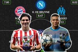 کیلیان امباپه، مهاجم رئال مادرید - خولیان آلوارز، مهاجم اتلتیکومادرید