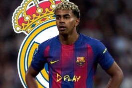 لامین یامال با پیراهن بارسلونا 