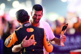 نواک جوکوویچ-لندو نوریس-فرمول یک