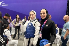 مبینا نعمت زاده-مهروز ساعی-تکواندو