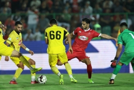 علی علیپور مهاجم پرسپولیس و تیم ملی ایران - علی غلامزاده دروازه بان فجرسپاسی و تیم نوجوانان ایران - لیگ برتر ایران