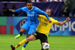 سیاوش یزدانی مدافع میانی سپاهان اصفهان و بازیکن سابق استقلال تهران - مالکوم هافبک برزیلی الهلال عربستان - لیگ برتر ایران