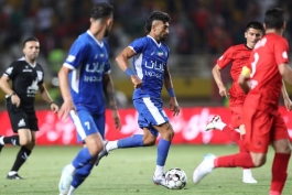 وحید کاظمی داور بازی استقلال و تراکتور - رامین رضاییان بازیکن استقلال تهران - شجاع خلیل زاده مدافع تراکتور - سوپرجام ایران