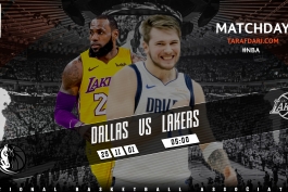 بسکتبال-دالاس موریکس-لس آنجلس لیکرز-NBA Basketball