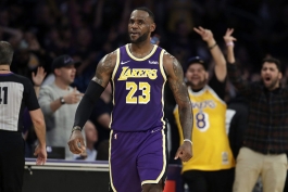 بسکتبال NBA - لبران جیمز - لس آنجلس لیکرز - مسابقات لیگ NBA