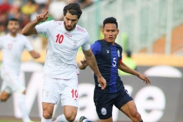 تیم ملی ایران - مقدماتی جام جهانی - بازی مقابل کامبوج