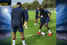 chelsea-training-تمرینات-چلسی-لیگ برتر-انگلیس